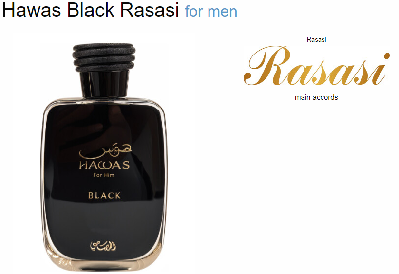 Rasasi Hawas Black