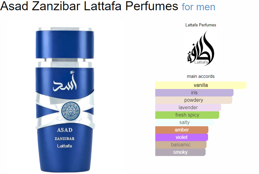 Lattafa Asad Zanzibar