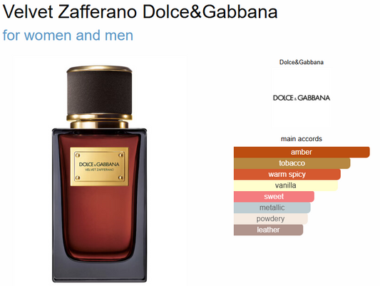 Dolce&Gabbana Velvet Zafferano