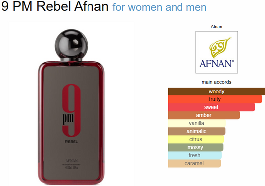 Afnan 9PM Rebel