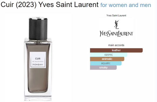 Cuir Yves Saint Laurent